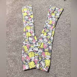 Sanrio Multicolor Character Print Flare Pants
